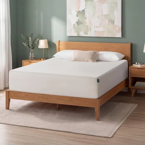 Vista 23 de Zinus 10 Inch Twin Green Tea Memory Foam Mattress, Medium Firm Feel Blanco