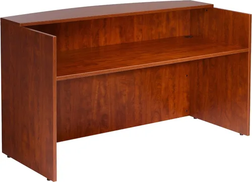 Boss Office Products Recepción de 71 W por 30/36 D por 42 H Recepción, Cereza, "30" D x 71" Ancho x 42" Alto (N169-C)