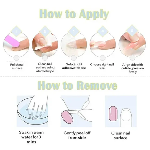 Vista 9 de Uñas postizas a presión de punta francesa, uñas postizas cuadradas blancas, uñas postizas cortas negras con diamantes de imitación, diseños