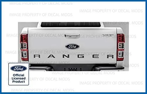 Vista 4 de Decal Mods Adhesivo de repuesto para puerta trasera (delgada) para Ford Ranger (2019-2022) (rosa caliente) - CHOTPINK