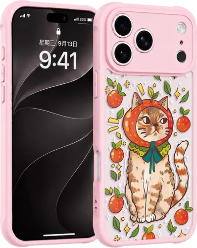 Vista 86 de Compatible para iPhone 13 Funda Linda Estética - Funda de Teléfono Rosa con Protector de Cámara - Diseño de Cubierta con Estampado de Hongos
