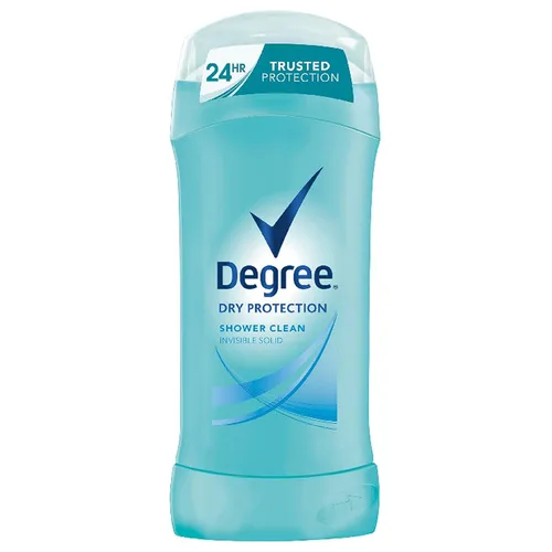 Degree Women Dry Protection Desodorante antitranspirante, limpiador de ducha, 2.6 onzas, paquete de 4