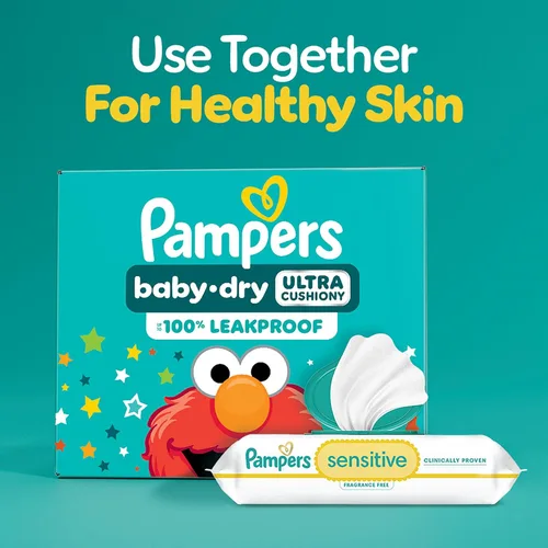 Vista 9 de Pampers Pañales - Baby Dry - Tamaño 4, 92 unidades, pañal desechable absorbente para bebés (el embalaje puede variar)
