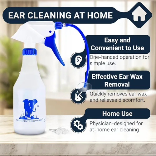 Vista 2 de Elephant Ear Washer Bottle System by Doctor Easy
