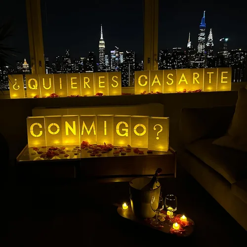 Vista 14 de WYMM "Bolsas de Luminarias de Letras de la A a la Z con Velas de Té para Iluminar Letras Perfectas para Cualquier Letrero Personalizado Crea