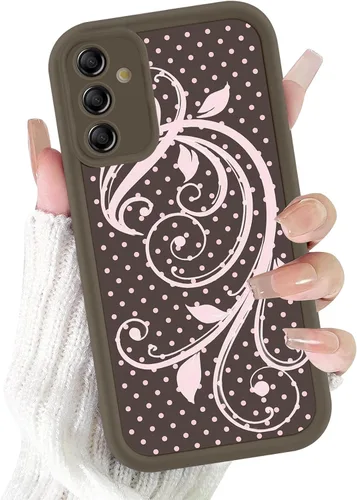 Vista 13 de Para Samsung Galaxy S24 5G 6.2''Cute Polka Dot Phone Case-Negro