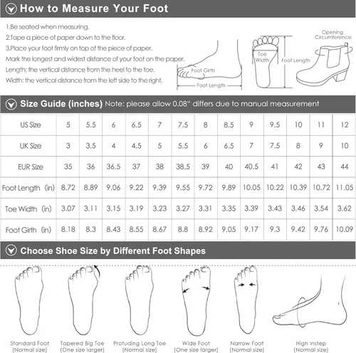 Vista 6 de DREAM PAIRS - Botines de tacón grueso para mujer