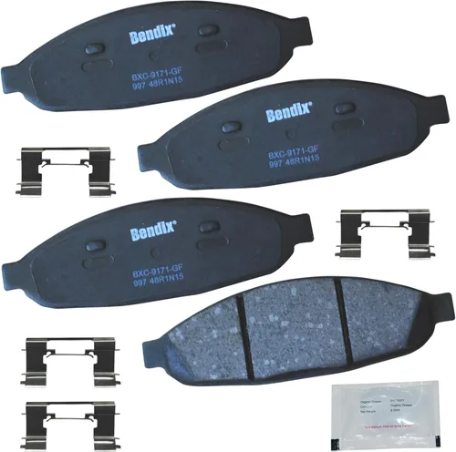 Vista 115 de Bendix Pastillas de freno delanteras de cerámica Priority1 CFC465AK2 para Acura EL 2005-1997, Honda Civic 2011-1996, Insight 2014-2010