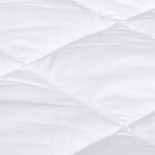 Vista 5 de Amazon Basics Protector de Colchón Hipoalergénico Acolchado, Cobertura de 18 Pulgadas de Profundidad, Full, Blanco