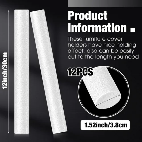 Vista 2 de 12 fundas para sofá, fundas elásticas de espuma antideslizante para sofá, agarre de cojín más grueso para sofá, agarres esenciales para muebles