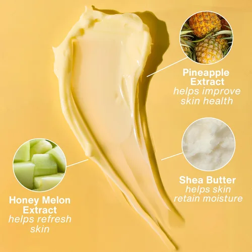 Vista 6 de Hidratante corporal herbal Hempz, dulce de piña y miel de melón