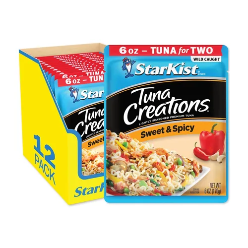 Vista 14 de StarKist Tuna Creations Ginger Sesame - Sabor de jengibre y sésamo para atún