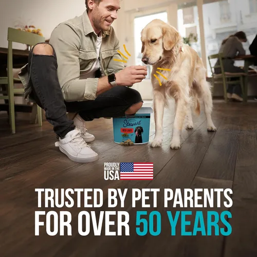 Vista 6 de Golosinas de hígado de res para perros Stewart, 21 oz, ~475 piezas, liofilizadas crudas, de un solo ingrediente, con 50% de proteína
