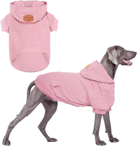 Vista 41 de BEAUTYZOO - Sudadera con capucha para perros macho o hembra pequeños, medianos y grandes, ropa cálida de invierno y otoño, talla S o M, suéter