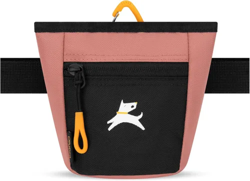 Vista 7 de Bolsa de golosinas OllyDog, bolsa de golosinas para perros, clip de cinturón para la cintura para entrenamiento con las manos libres, cierre