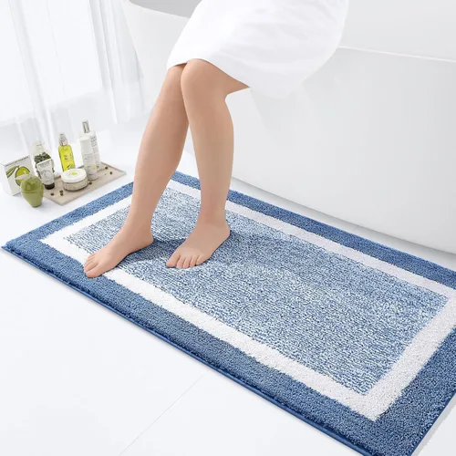Vista 11 de OLANLY Alfombras de baño 24x16, tapetes de baño extra suaves y absorbentes de microfibra, antideslizantes, lavables a máquina, secan rápido