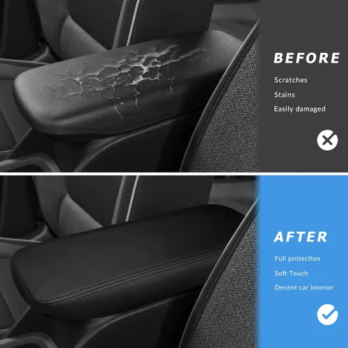 Vista 2 de INTGET Funda de consola central para Chevrolet/Chevy Trailblazer 2025 2026, accesorios 2021 2022 2023 2024 para reposabrazos de automóvil, protector