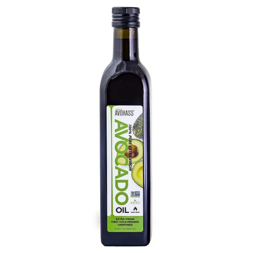 Vista 8 de Avohass Aceite de aguacate sin refinar extra virgen mexicano prensado en frío 16.9 fl oz Botella