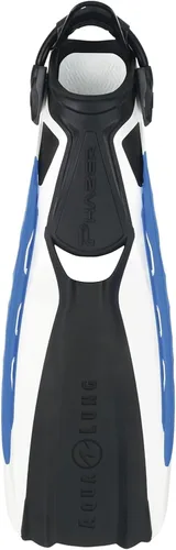 Vista 13 de Aqualung Phazer Dive Fins Tri-Material Open-Heel Scuba Diving Swim Fins w/Wave Rib Technology, Hydro Power Vent