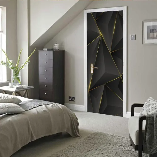 Vista 109 de Calcomanías 3D para puerta, murales para despegar y pegar, papel tapiz de caballo, calcomanías autoadhesivas extraíbles de PVC, impermeable, póster