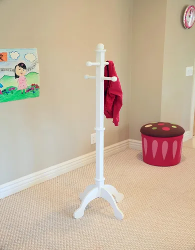 Vista 16 de Frenchi Home Furnishing - silla de metal plegable, para niños, Madera, Blanco