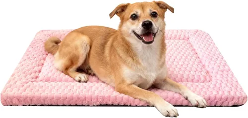 Vista 18 de Tapete cama para perro, almohadilla reversible para jaula y linda cama para perros - Alfombrilla lavable a máquina para perrera con ultra suave