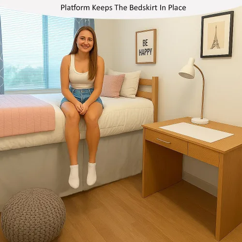 Vista 40 de eBeddy Linens 1 falda de cama de algodón egipcio de 800 hilos, tamaño individual de 39 x 75 a 14 pulgadas, caída y caída, fácil de lavar, resistente