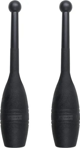 Vista 9 de Logest Mace - Club de ejercicios indios de plástico resistente, disponibles en 1 libra y 2 libras, juego de 2 perfectos para entrenamiento