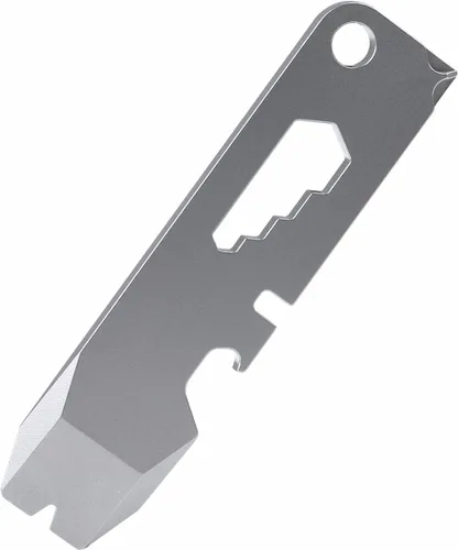 Herramienta de llavero de titanio, herramienta multiusos ligera, abrelatas de pintura, herramientas de palanca, abridor de botellas con llave, ideal