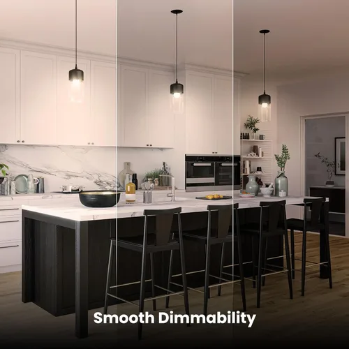 Vista 4 de Feit Electric Bombilla LED A19, equivalente a 100 W, regulable, base E26, CRI 90, 1600 lúmenes, blanco suave de 2700 K, bombilla de uso general