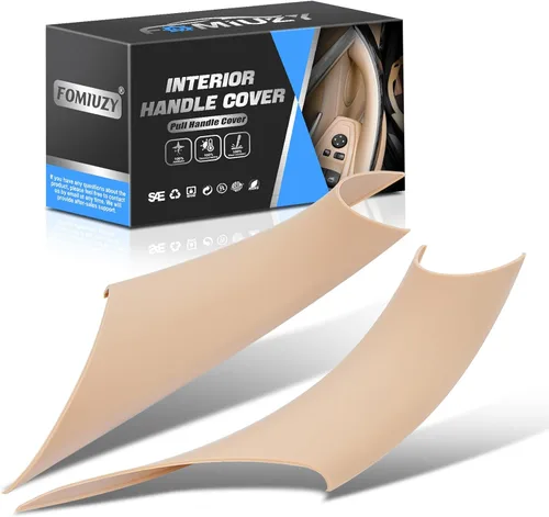 Vista 14 de WEILEITE Juego de manijas de puerta interior delantera compatible con BMW 3 Series 4 Series 320, 328, 330, 335, M3 2012-2018 y 428, 435, M4 Beige