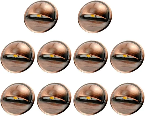 Vista 14 de FVTLED kit de luces LED para cubierta de bajo voltaje en color blanco cálido Φ1.38 lámpara de decoración para jardín al aire libre lámpara de camino