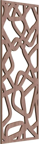 Vista 162 de Ekena Millwork WALW10X25X0250ACMRO Acme - Paneles decorativos de pared de madera con calado, 9 3/8 pulgadas de ancho x 24 3/8 pulgadas de alto