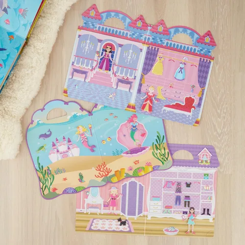Vista 9 de Melissa & Doug Princesa Puffy, juego de adhesivos, Combo de calcomanías infladas