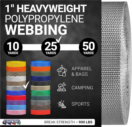 Vista 24 de Strapworks - Correa de polipropileno resistente para el aire libre, reparación DIY