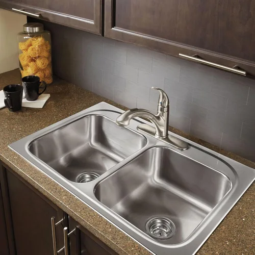 Vista 7 de Moen Integra 67315C - Grifo de cocina o lavandería cromado con un solo mango