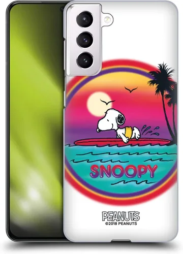 Vista 30 de Head Case Designs Funda rígida con licencia oficial de Peanuts Beach Surf Snoopy Boardwalk Airbrush compatible con Samsung Galaxy Z Flip6