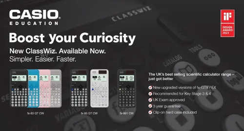 Vista 4 de Casio fx-83GTCW Gris Calculadora científica