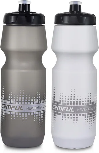 Vista 14 de GEMFUL Botellas de agua de ciclismo sin BPA, botella de ciclismo de 24 onzas, a prueba de fugas, para bicicleta de carretera, bicicleta, viajes