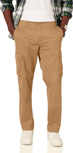 Vista 9 de Amazon Essentials - Pantalones cargo elásticos de corte recto para hombre (disponibles en tallas grandes y altas)