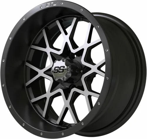 Vista 8 de Vortex - Rueda de aluminio para carrito de golf, 4/4, desplazamiento 3:4