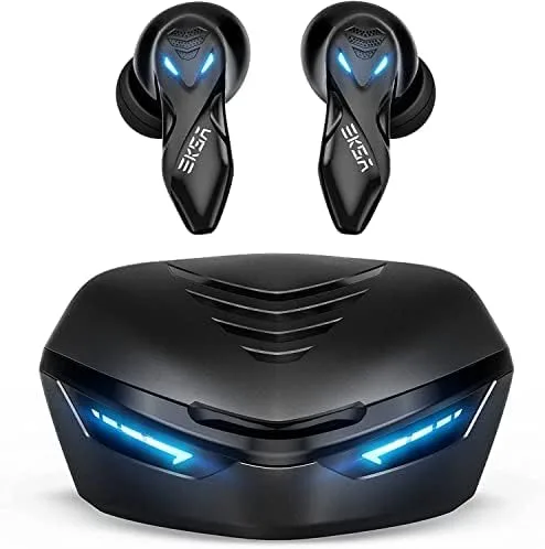 EKSA Auriculares inalámbricos para juegos auriculares Bluetooth para juegos móviles interruptor música latencia ultra baja de 38 ms 36 horas de