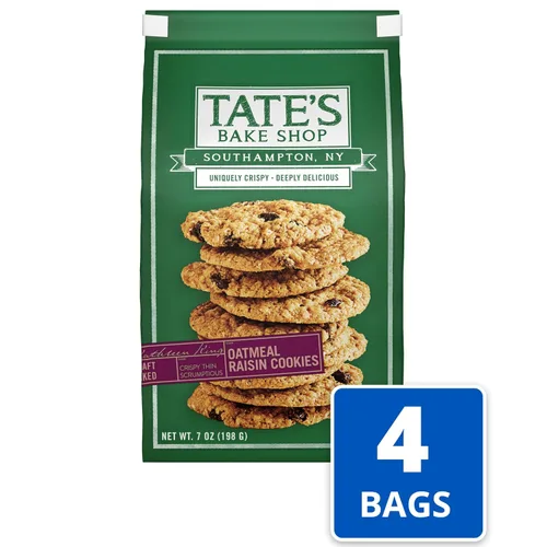 Vista 4 de Tate's Bake Shop Galletas totalmente naturales, doble chispas de chocolate, 12 unidades (paquete de 12)