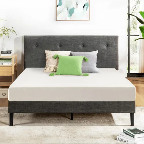 Vista 18 de Best Price - Colchón de 10 pulgadas de espuma viscoelástica de tamaño completo, cama en una caja, de gel refrescante con té verde, blanco