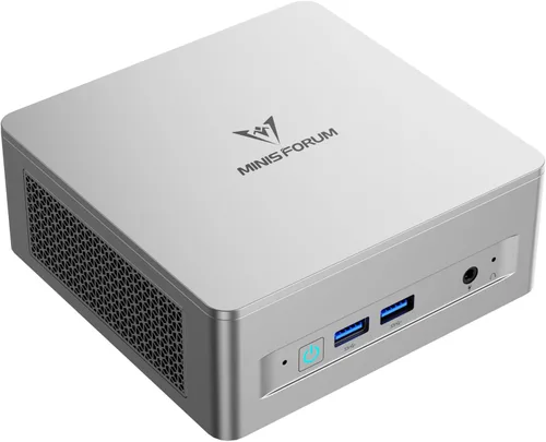 Vista 13 de MINISFORUM UM690L Slim Mini PC, AMD Ryzen 9 6900HX (8C/16T, hasta 4.9 GHz), 32 GB LPDDR5 y 1 TB PCIe 4.0 SSD Mini computadora de escritorio, DP/HDMI