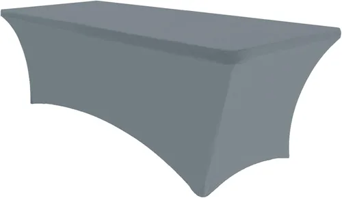 Vista 31 de Eurmax USA - Manteles rectangulares ajustables de elastano de 4 pies, mantel elástico para bodas, eventos o para decorar la mesa del patio