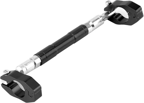 Vista 9 de Aramox Barra transversal de manillar de 0.866 in, universal 7/8 pulgadas ajustable, aleación de aluminio negro almohadilla cruzada para manillar