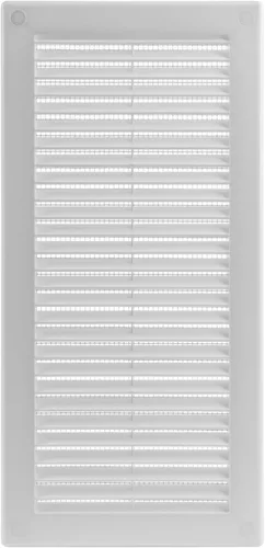 Vista 16 de Medida de apertura de 3'' x 3'' pulgadas / Rejilla externa de ventilación cuadrada blanca con malla protectora - Registro de plástico ligero
