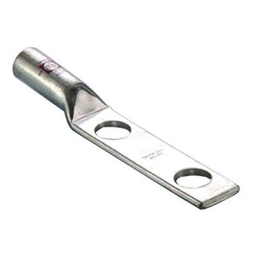 Vista 7 de Morris Productos 94339 Morris 94339 largo Barril Lug, cobre, 2 agujeros, # 1 AWG Wire Range, compresión 1/4 Stud tamaño, 3/4" el espaciado agujero