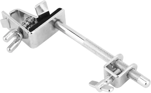 Vista 5 de Abrazadera de soporte de montaje de campana de tambor estándar ajustable para aro de tambor de bajo, ajuste de plata hacia arriba o hacia abajo